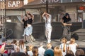 Grodno, Belarus, September 9, 2023 city festival Dancing Grodno. Flash mob of street dancing in the city of Grodno, Belarus