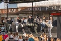 Grodno, Belarus, September 9, 2023 city festival Dancing Grodno. Flash mob of street dancing in the city of Grodno, Belarus