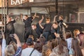 Grodno, Belarus, September 9, 2023 city festival Dancing Grodno. Flash mob of street dancing in the city of Grodno, Belarus Royalty Free Stock Photo