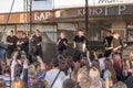 Grodno, Belarus, September 9, 2023 city festival Dancing Grodno. Flash mob of street dancing in the city of Grodno, Belarus