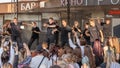 Grodno, Belarus, September 9, 2023 city festival Dancing Grodno. Flash mob of street dancing in the city of Grodno, Belarus Royalty Free Stock Photo