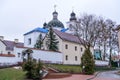 Grodno Holy Christmas Stavropol Convent (Nativity of the Virgin Monastery) on a sunny day, Grodno, Belarus Royalty Free Stock Photo