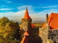 Grodziec Castle - bastion. Royalty Free Stock Photo