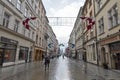 Grodzka street in Krakow Old Town, Poland. Royalty Free Stock Photo