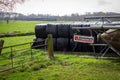 Stemmers BBBedankt! sign at farm for political party BBB