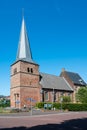 Groesbeek, Gelderland, The Netherlands - Local church and market square of the village