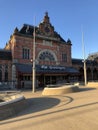 Groningen Central Station in The Netherlands Royalty Free Stock Photo