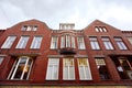 Groningen - brick building facade on Brugstraat