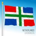 Groningen provincial flag, Netherlands, EU