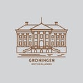 groningen. Vector illustration decorative design