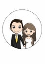 groom and bride wedding couple free vector