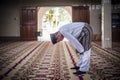 The Groom Praying Royalty Free Stock Photo