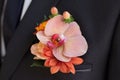 Groom's Boutonniere Royalty Free Stock Photo