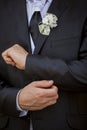 Groom suit Royalty Free Stock Photo