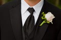 Groom boutonniere Royalty Free Stock Photo