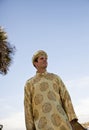 Groom wearing Vietnamese Ao Dai