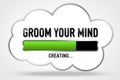 Groom Your Mind - progress bar illustration