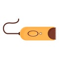 Groomer electric razor icon, cartoon style