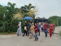 The grooms entourage on malay wedding