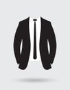 Grooms suit jacket outfit Royalty Free Stock Photo
