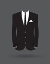 Grooms suit jacket outfit Royalty Free Stock Photo