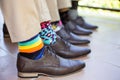 Groomsmen Wedding Socks Royalty Free Stock Photo