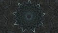 Groonge kaleidoscope in Dark Brownish Grey and Soft Blue Royalty Free Stock Photo