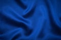 Grooved blue fabric for background Royalty Free Stock Photo