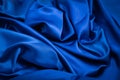 Grooved blue fabric background Royalty Free Stock Photo