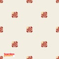 Groovie seamless pattern