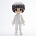 Groovy Camila Vinyl Toy In Monochromatic White Clothing