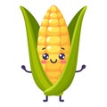 Groovy cartoon funny corn