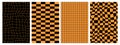 Groovy checkered patterns Royalty Free Stock Photo