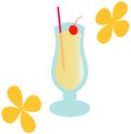 Groovy Pina Colada - Illustration