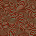 Groovy Undulating Stripes Royalty Free Stock Photo