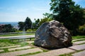 Gros Caillou Big Pebble in Croix-Rousse neighborhood in Lyon France Royalty Free Stock Photo