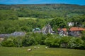 Grosmont town and railway station