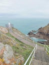 Grosnez Point Lighthouse (Jersey, Channel Islands) Royalty Free Stock Photo