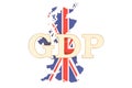 gross domestic product GDP of United Kingdom concept, 3D rendering Royalty Free Stock Photo
