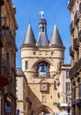 Grosse Closhe Bell Tower Ancient Clock, Bordeaux