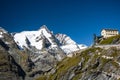 Grossglockner Glacier in Austria. Snow Capped Mountains Peaks