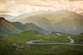 Grossglockner High Alpine Road at autumn, Alps, Austria Royalty Free Stock Photo