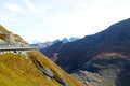 Grossglockner high alpine road. High mountain pass road in Austrian Alps, Austria Royalty Free Stock Photo