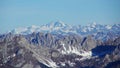 Grossglockner, the highest peak of Austria, seen from Italy Royalty Free Stock Photo