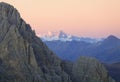 Grossglockner Peak seen from Monte Paterno in the Dolomites