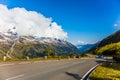 The road leads to the peak Grossglockner