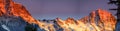 Grosshorn and Breithorn Royalty Free Stock Photo