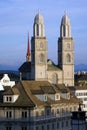 Grossmuenster cathedral in Zuerich