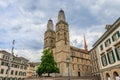 Grossmunster cathedral in Zurich, Switzerland