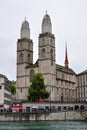 Grossmunster church of Zurich, Switzerland